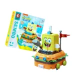 Конструктор Губка Боб у машині-бургері Sembo (612204)