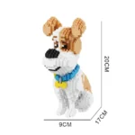 3D Конструктор пес Тер'єр Макс із “Секрети домашніх тварин”, 1350 деталей Balody (16064) - Зображення 3