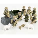 Набір мініфігурки військових, 8 фігурок + зброя, амуніція й аксесуари - Зображення 3