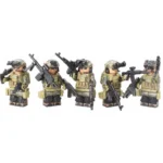 Набір мініфігурок ССО ЗСУ 5 шт + зброя та аксесуари - Зображення 2