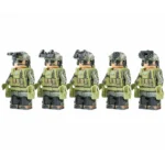 Набір мініфігурок ССО ЗСУ 5 шт + зброя та аксесуари - Зображення 2