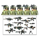 Набір мініфігурок ССО ЗСУ 5 шт + зброя та аксесуари