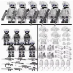 Набір мініфігурок спецпризначенців Arctic Ops 6 шт + зброя та аксесуари