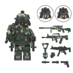 Набір мініфігурки ССО військових, 8 фігурок + зброя, амуніція й аксесуари - Зображення 4