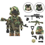 Набір мініфігурки ССО військових, 8 фігурок + зброя, амуніція й аксесуари - Зображення 6