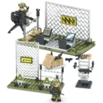 Набір військова база, 4 фігурки військивих + зброя та амуніція - Зображення 2