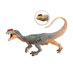 Фігурка динозавр Дилофозавр, сірий 14 см (з рухомою щелепою)
