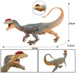 Фігурка динозавр Дилофозавр, сірий 14 см (з рухомою щелепою) - Зображення 2