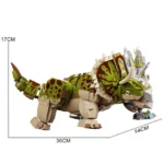 Конструктор Динозавр Напівмеханічний Трицератопс 1368 деталей - Зображення 8