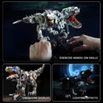 Конструктор Механічний Тиранозавр Рекс T-Rex 1268 деталей MJI (13087) - Зображення 6