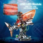 Конструктор Механічна Кібернетична Акула з підсвіткою Wekki (506701) - Зображення 5