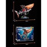 Конструктор Механічна Кібернетична Акула з підсвіткою Wekki (506701) - Зображення 7