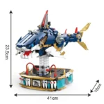 Конструктор Механічна Акула з рухомими 1213 деталей Keep My Specialty (JD071) - Зображення 2