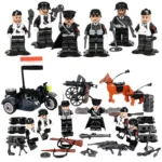 Набір мініфігурки військових німецької армії 6 шт + зброя та аксесуари, друга світова війна