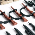 Набір мініфігурки військових 6 шт + зброя та зимові аксесуари, друга світова війна - Зображення 3