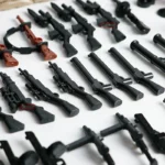 Набір мініфігурки військових 6 шт + зброя та зимові аксесуари, друга світова війна - Зображення 5